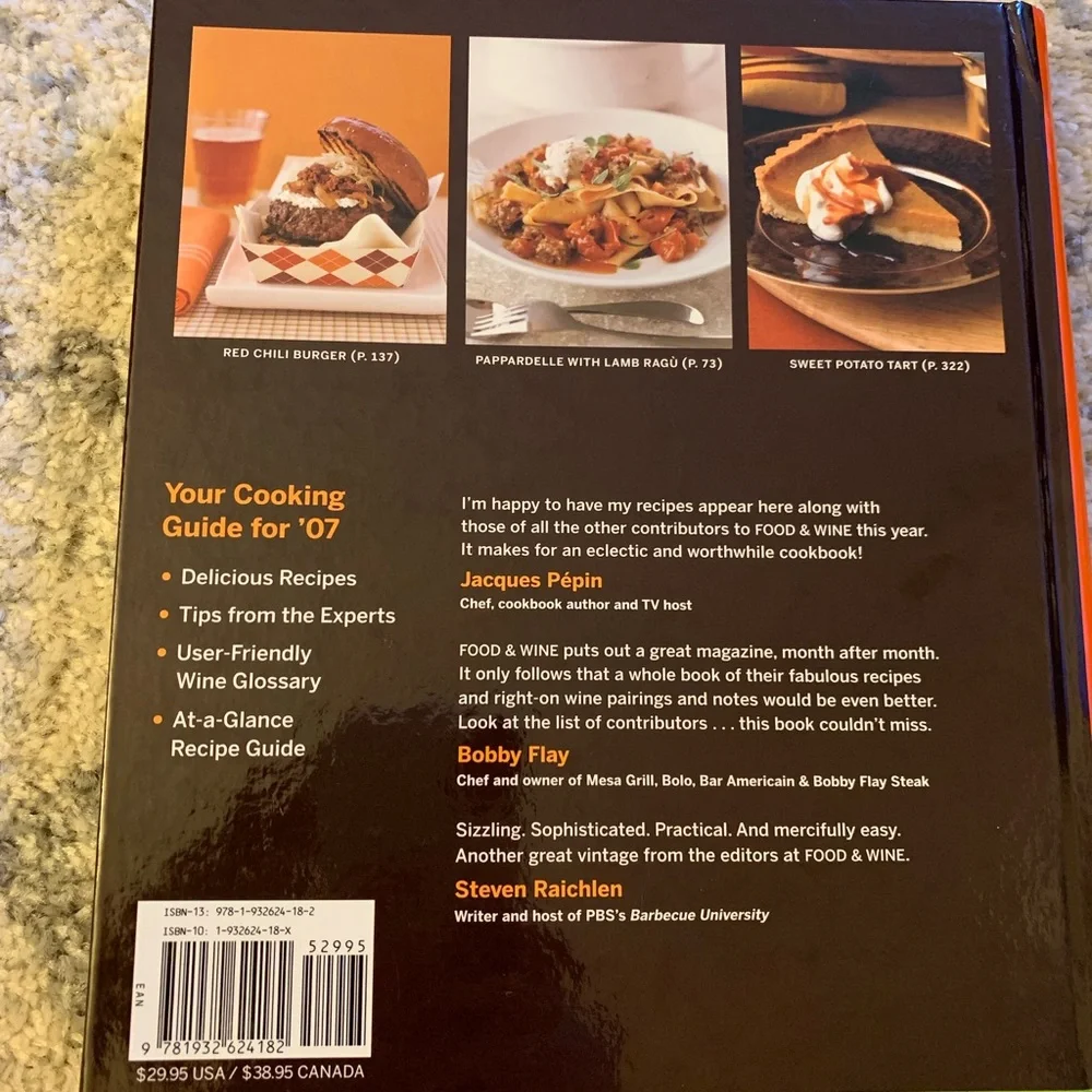 Food & Wine 2007 Cookbook